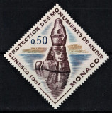 MONACO 1961 - UNESCO, conservarea monumentelor antice nubiene/serie completa MNH, Nestampilat