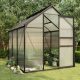 Cumpara ieftin Seră, antracit, 3,61 m&sup2;, aluminiu