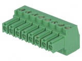 Regletă de conexiuni deconectabilă 3,5mm 8 piste, TE Connectivity