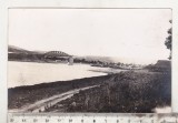 Bnk foto Otaci - Basarabia - 1944 ? - podul de cale ferata distrus, Alb-Negru, Romania 1900 - 1950, Cladiri