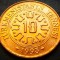 Moneda exotica 10 TENNESI - TURKMENISTAN, anul 1993 * cod 4811 B = UNC