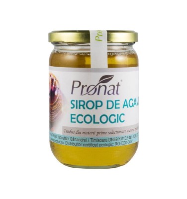 Sirop de Agave Bio 650g/500ml Pronat foto