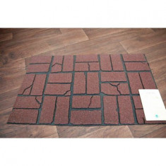 Covor de intrare antialunecare Eco-Mat 45x76 cm USED BRICK, 45x76 cm