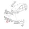 Bandou grila bara protectie fata VW TOURAN (5T), 05.2015-, Centrala, cromat