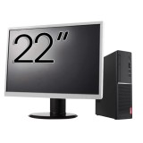 Pachet Calculator Second Hand LENOVO V520s SFF, Intel Core i5-7500 3.40GHz, 8GB DDR4, 256GB SSD + Monitor 22&amp;quot; NewTechnology Media