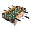 Masa de fotbal cu teren si 18 jucatori flippy, 6 manere, cu tablou pentru scor, din metal, lemn si abs, 51 x 44 x 17.5 cm, cu picioare, pentru copii/a