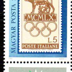 UNGARIA 1985, Expo Italia 85, Olimpiada, Arta, tb/tb, serie neuzata, MNH
