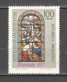 Argentina.1977 Nasterea Domnului-Vitraliu GA.37