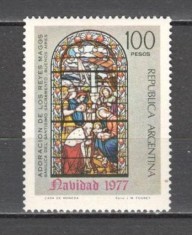 Argentina.1977 Nasterea Domnului-Vitraliu GA.266 foto