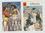 bnk cp Albania - Costume populare din centrul Albaniei - uzata