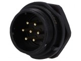 Soclu SP21 tată 7 PIN IP68 15A 500V
