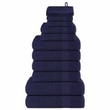 Gossi set prosoape frogn 12 piese, bleumarin, 360 g/m2