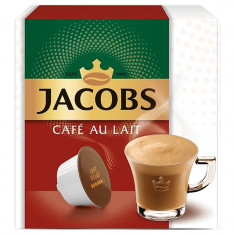 Capsule cafea Jacobs Cafe Au Lait compatibile Dolce Gusto 140g 14 buc foto