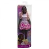 Papusa Barbie Fashionista Afro-americana Cu Rochie Peach, BARBIE - Fashionistas