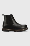 Birkenstock ghete chelsea de piele 1025764 barbati, culoarea negru, Highwood