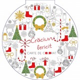 Cumpara ieftin Carte de colorat Craciun Fericit | Didactica Publishing House | 64 pagini | Cartonata | Romana | 2016