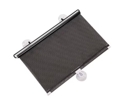 Set 2x Rulou retractabil cu ventuze tip parasolar pentru casa sau masina, 45 x 125 cm, BZRSH foto