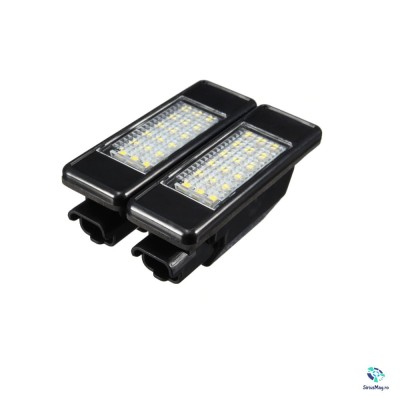 Set 2 Lampi Iluminare numar LED pentru Peugeot Citroen foto