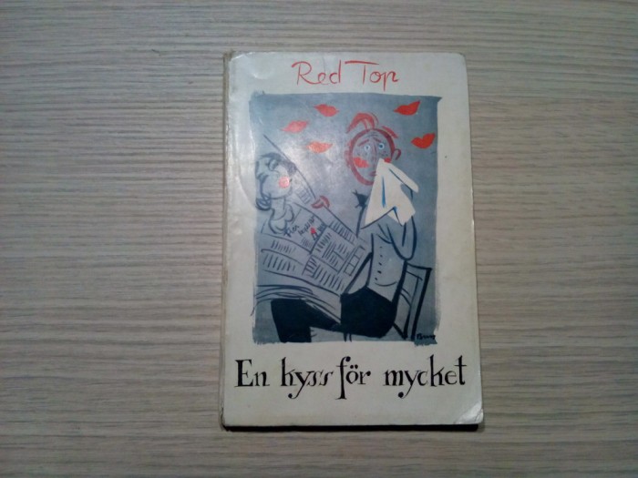RED TOP (autograf) - En Kyss For Mycket - 1956, 152 p.; lb. suedeza