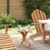 Masa Gradina Gossi &Oslash;40x41 cm Lemn Tec Masiv Rotunda Maro, Exterior Balcon Terasa, Rezistenta la Intemperii