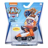Masinuta cu figurina Paw Patrol True Metal, Zuma 20121384