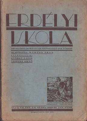 C8769N Erd&amp;eacute;lyi Iskola, 5-6/1940, Cluj foto