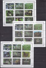 Congo 2005 fauna parcuri nationale MI 1866-1880 5 kleib. MNH ww80 2 poze