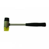Ciocan cauciuc si plastic 30 mm cu maner metalic ergonomic Gadget