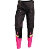 MBS Pantaloni dama motocross/enduro Thor Pulse, negru/roz, 5/6, Cod Produs: 29020296PE
