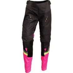 MBS Pantaloni dama motocross/enduro Thor Pulse, negru/roz, 5/6, Cod Produs: 29020296PE