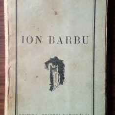 Ion Barbu - Tudor Vianu - Ediția Princeps 1935