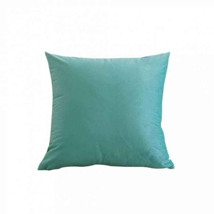 Set 2 huse pernute decorative din catifea cu fermoar, 50x70 cm, Madison, densitate 700 g/ml, Sage green