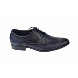 Pantofi barbati eleganti, din piele naturala, Bleumarin, CIUCALETI SHOES - TEST27