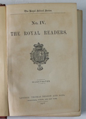 THE ROYAL SCHOOL SERIES , No. IV , THE ROYAL READERS , 1910 foto