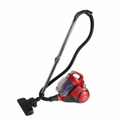 Aspirator fara sac Hyundai HYCC 818, tehnologie MultiCyclone, 700 W, 2 L, tija telescopica, Clasa A, Rosu foto