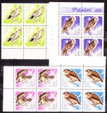 TSV$ - 1967 LP 643 PASARI DE PRADA BLOC X 4 MNH/** LUX, Nestampilat