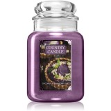 Country Candle Coconut &amp; Blueberry Tart lum&acirc;nare parfumată 680 g