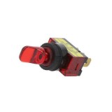 Comutator OFF-ON auto maneta rosu cu iluminare