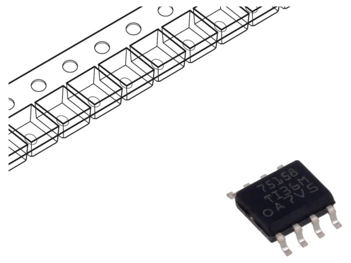 Interfață Declanșator RS422 10000kbps SOIC8