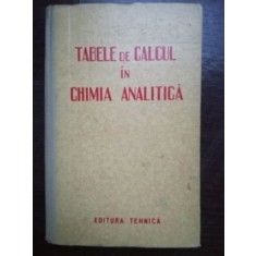 Tabele de calcul in chimia analitica- L. Mazor