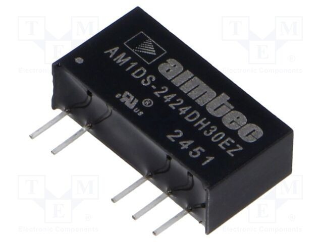 Convertor DC/DC AIMTEC AM1DS-EZ 1W 19,2-28,8V DC 24V DC 21mA SIP7 THT