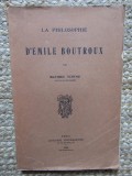 La philosophie d&#039;Emile Boutroux - Mathieu Schyns 1924