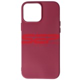 Husa Silicon Burgundy Compatibila Apple iPhone 13 Pro Max - Calitate Premium