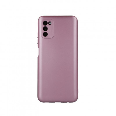 Husa Metallic cu protectie camere Samsung Galaxy S24 Ultra Roz foto