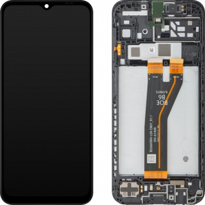 Display cu Touchscreen Samsung Galaxy A14 5G A146, cu Rama, Versiune Non-Europa, Negru, Service Pack GH82-30658A foto