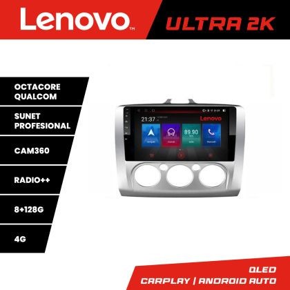 Navigatie Ford Focus 2 Manual M-140-manual Octa Core Android Radio Bluetooth GPS WIFI/4G DSP 2K 8+128GB 360 Tos CarStore Technology