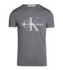 Tricou Barbati Calvin Klein Jeans Gri 4XL Maneca Scurta Bumbac Logo Defect Outlet