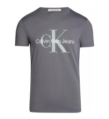 Tricou cu maneca scurta pentru barbati Calvin Klein Jeans J30J320806, gri, 4XL - OUTLET