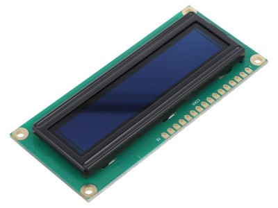 Afișaj OLED alfanumeric 16x1 galben foto
