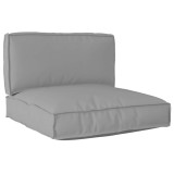 Cumpara ieftin Set de perne pentru palet 2 pcs Gri 80 x 80 x 12 cm